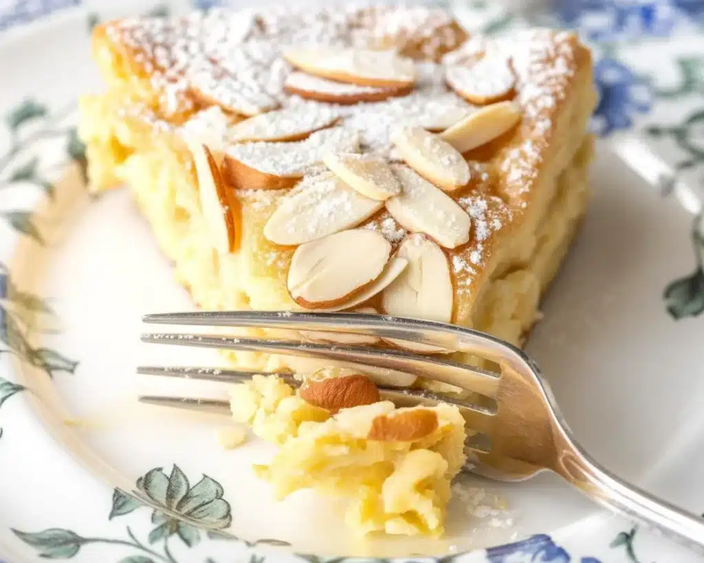 Maple Almond Ricotta Puffs with almonds and creamy ricotta, perfect for dessert.