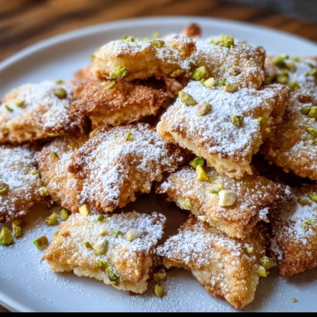 Citrus Pistachio Ricotta Crackles