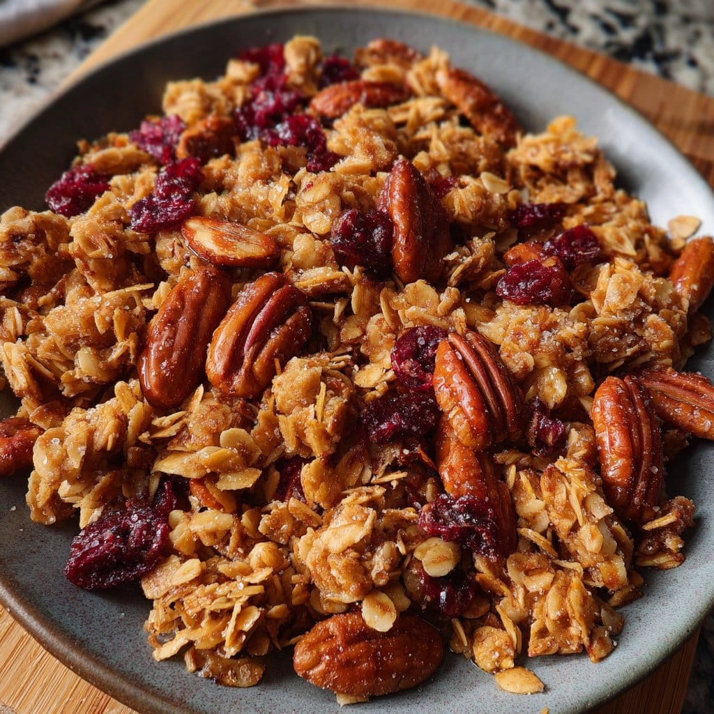 Crunchy Almond Pecan Granola