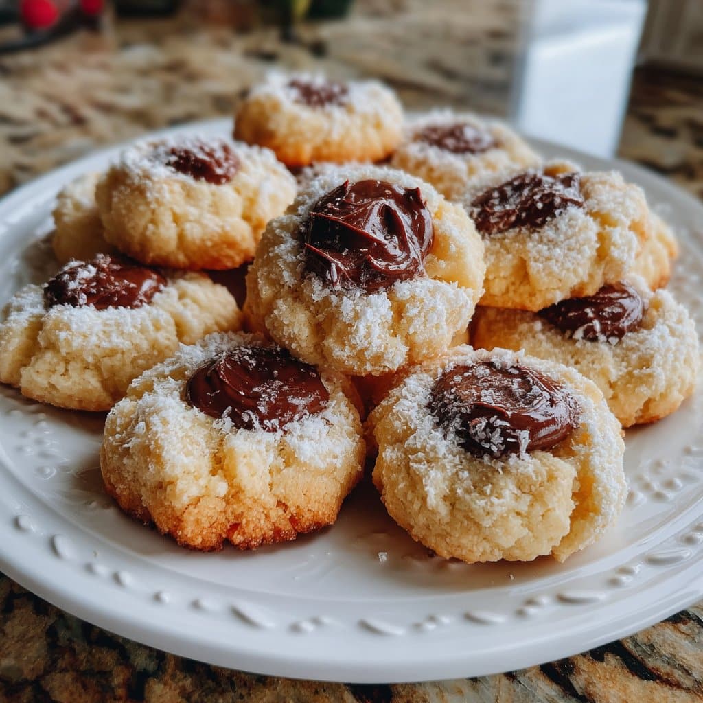 Nutella Ricotta Thumbprint Cookies 4 Nutella Ricotta Thumbprint Cookies
