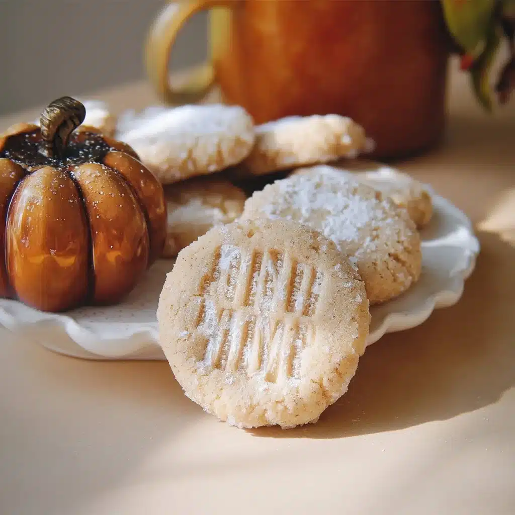 Plate of delicious Vanilla Almond Shortbread Cookies with a sprinkle of almonds.
