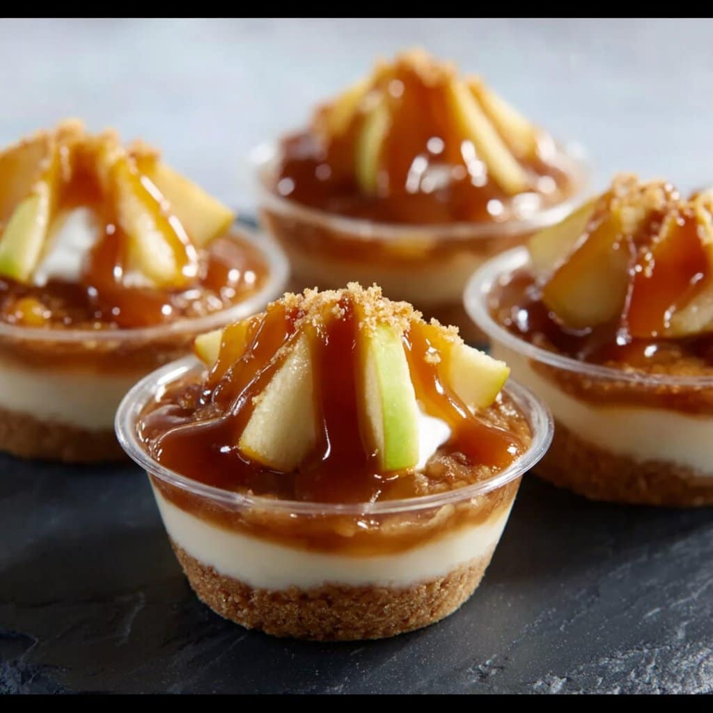 Caramel Apple Dessert Cups