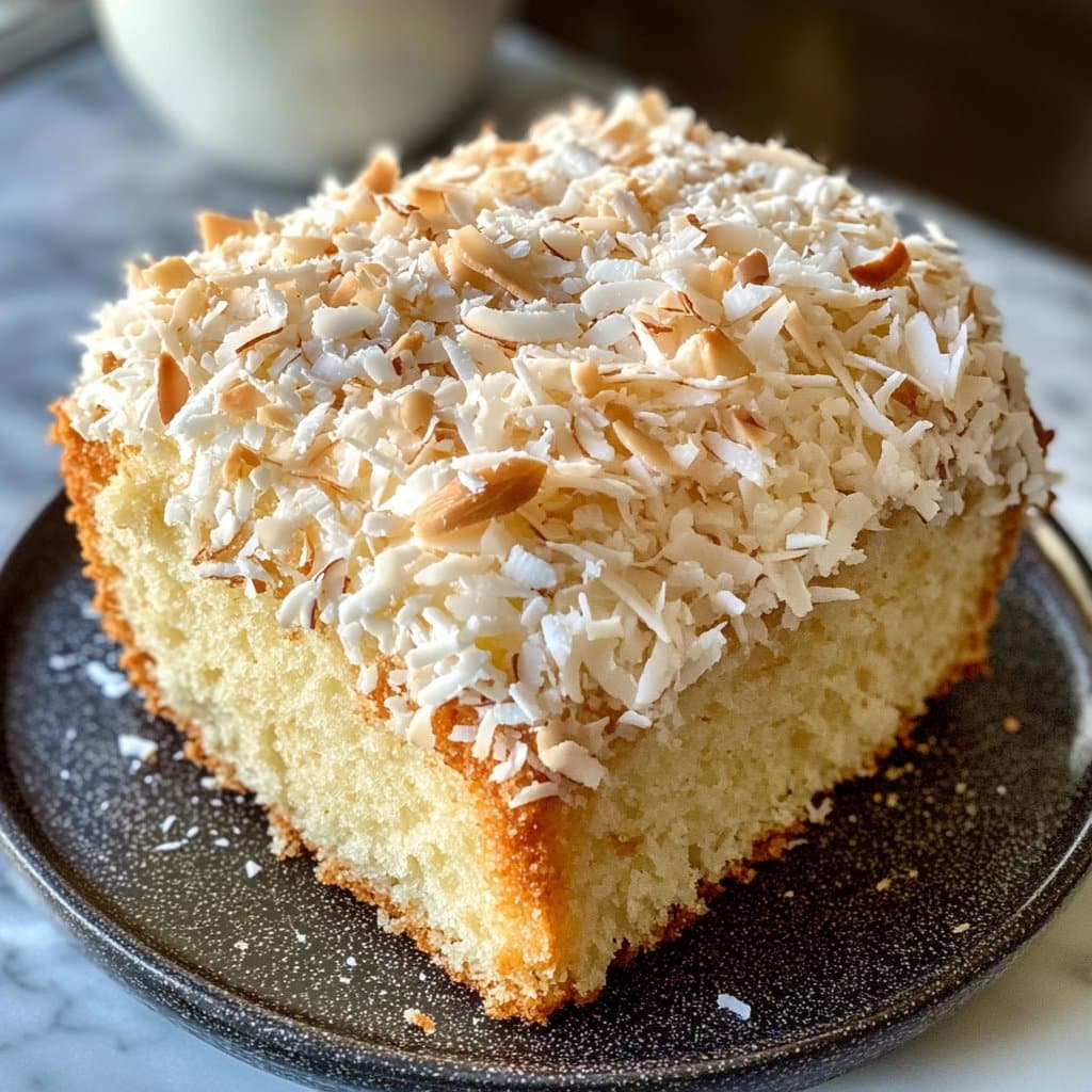 Almond Ricotta Coconut Loaf