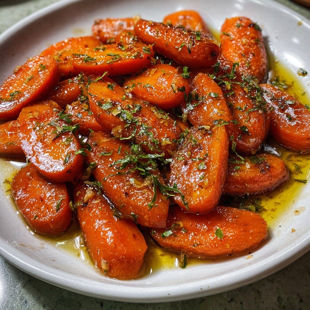 Honey Ginger Glazed Carrots