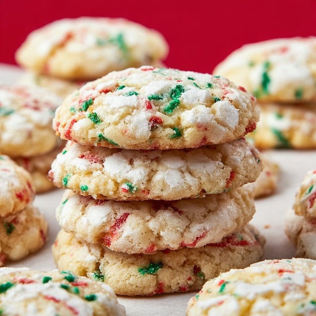 Christmas Ooey Gooey Butter Cookies 4 Christmas Ooey Gooey Butter Cookies