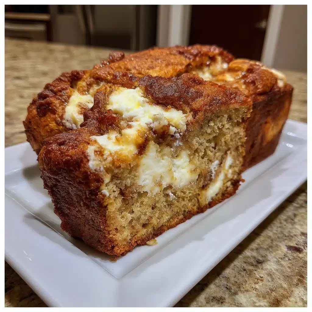 Banana Bread with Ricotta Swirl