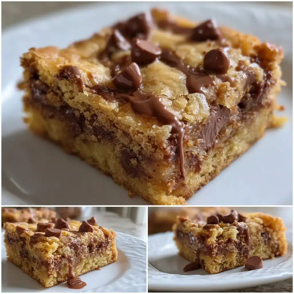 Brown Butter Chocolate Chip Ricotta Blondies