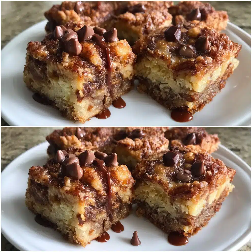 Brown Butter Chocolate Chip Ricotta Blondies