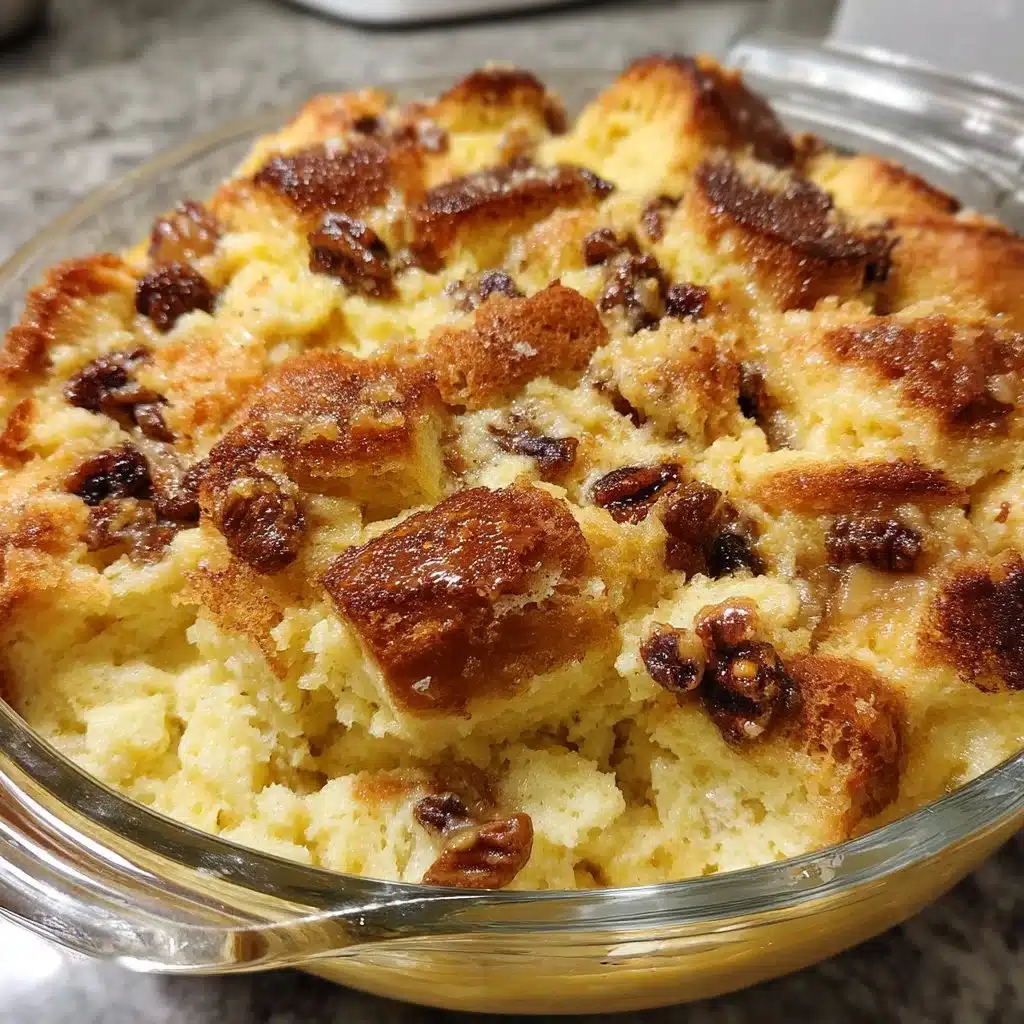 Buttered Rum Ricotta Bread Pudding