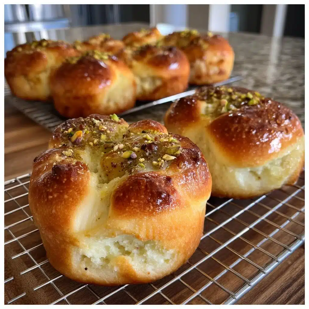 Cardamom Pistachio Ricotta Buns