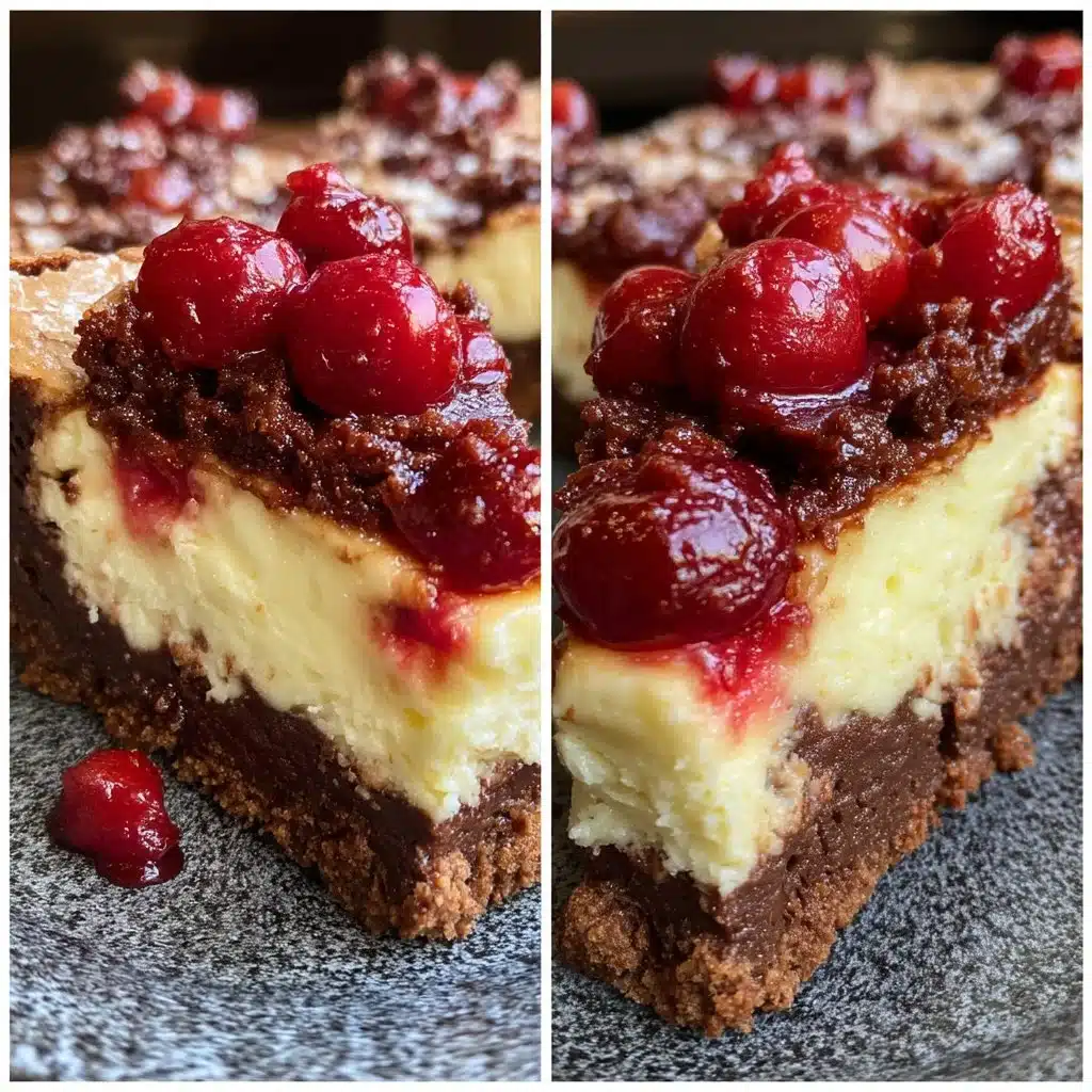 Cherry Mascarpone Cheesecake Brownies