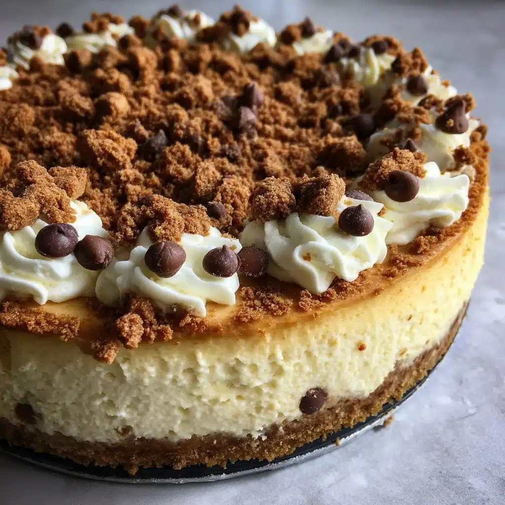 Chocolate Chip Cookie Dough Mascarpone Cheesecake