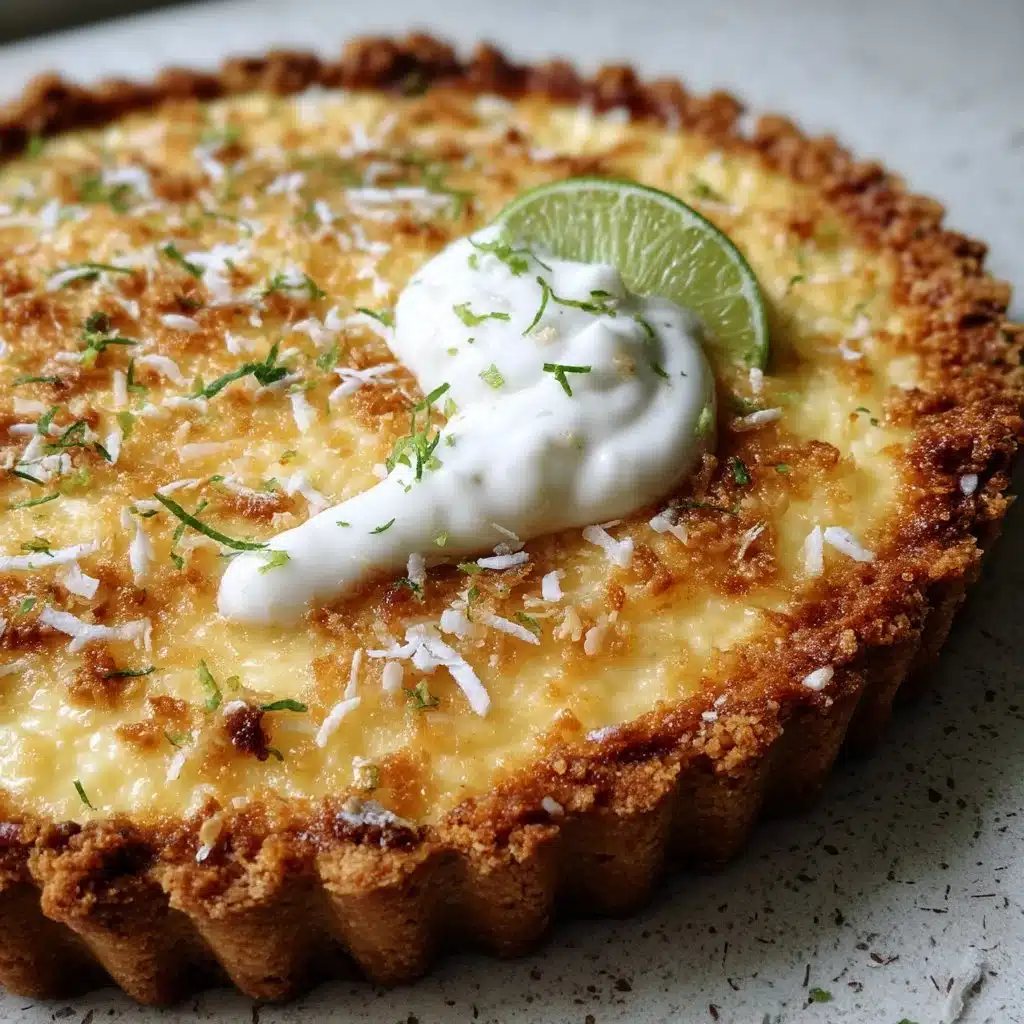 Coconut-Lime Ricotta Tart
