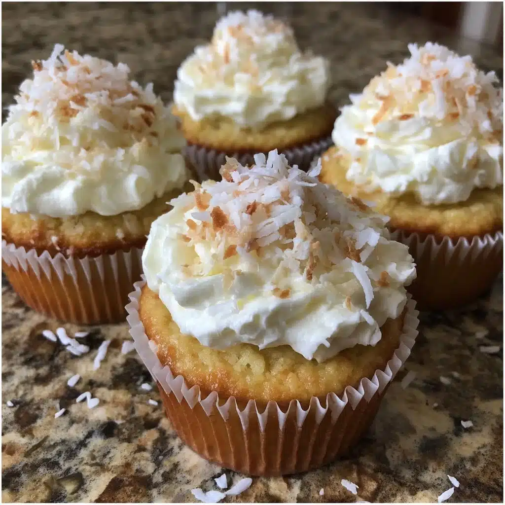 Coconut Mascarpone Cupcakes