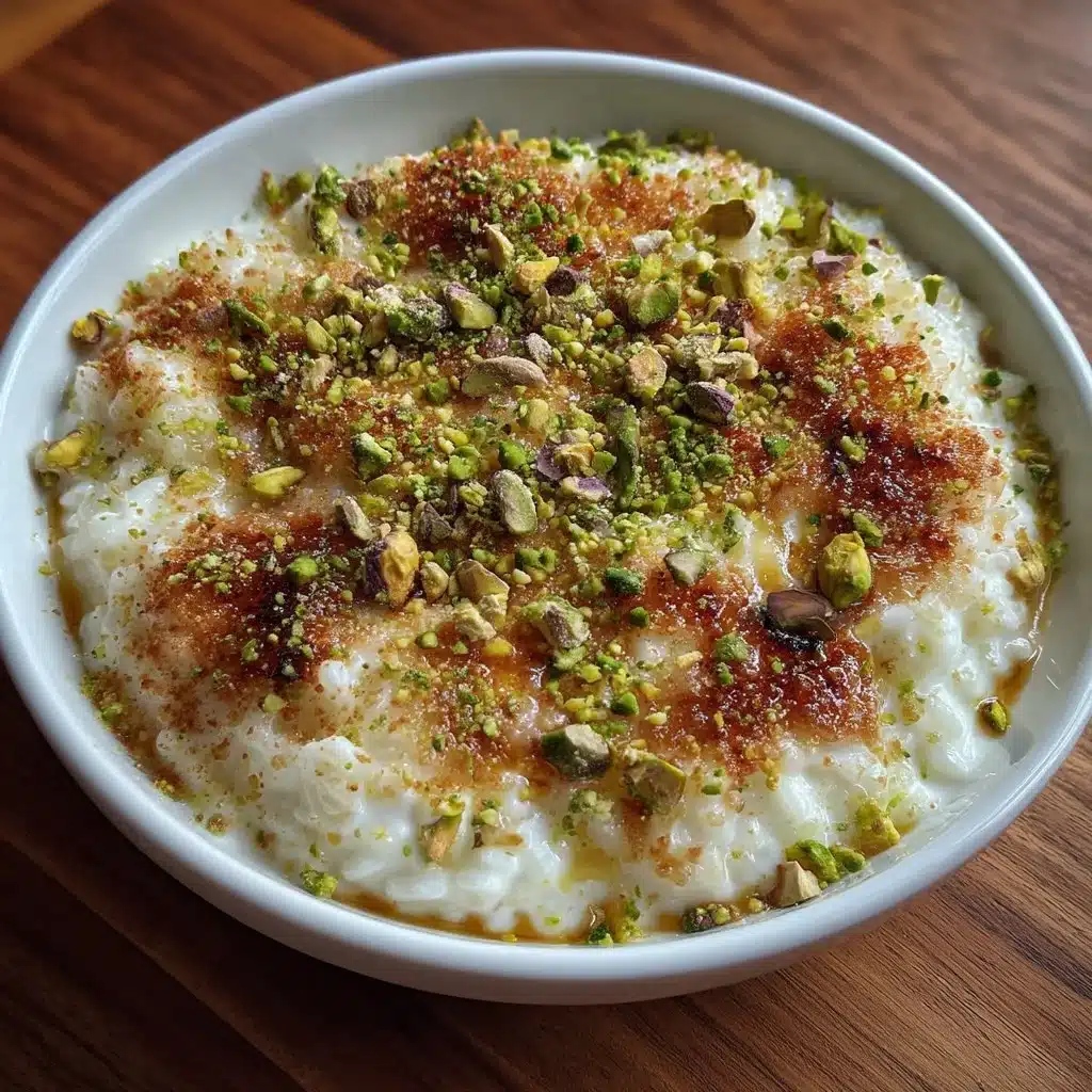 Coconut Pistachio Rice Pudding