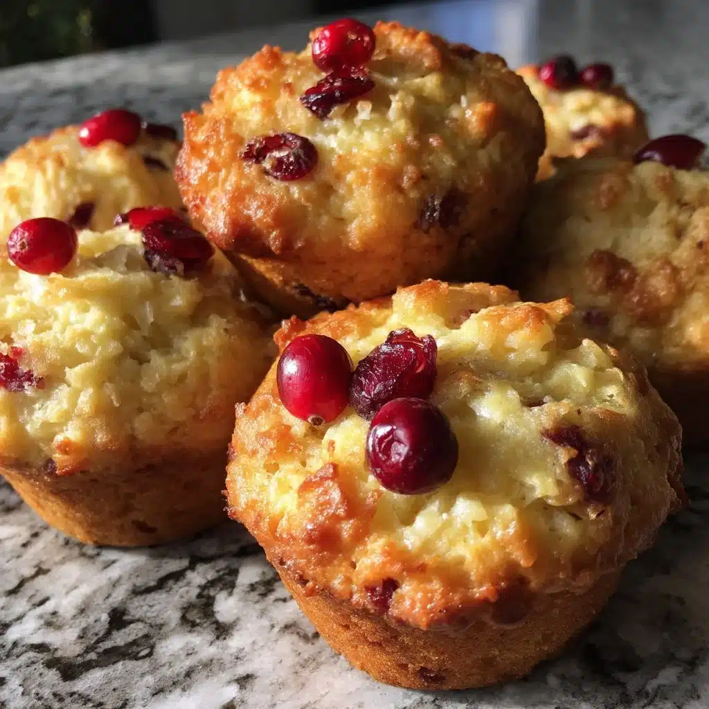 Cranberry Orange Ricotta Muffins