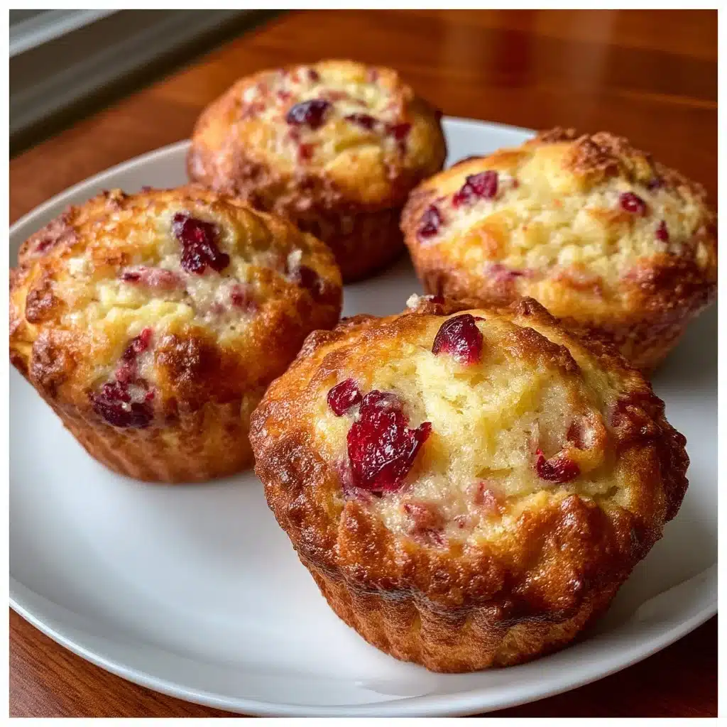 Cranberry Orange Ricotta Muffins