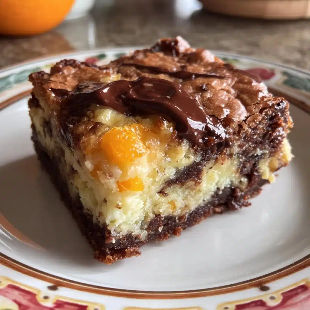 Dark Chocolate Orange Ricotta Brownies