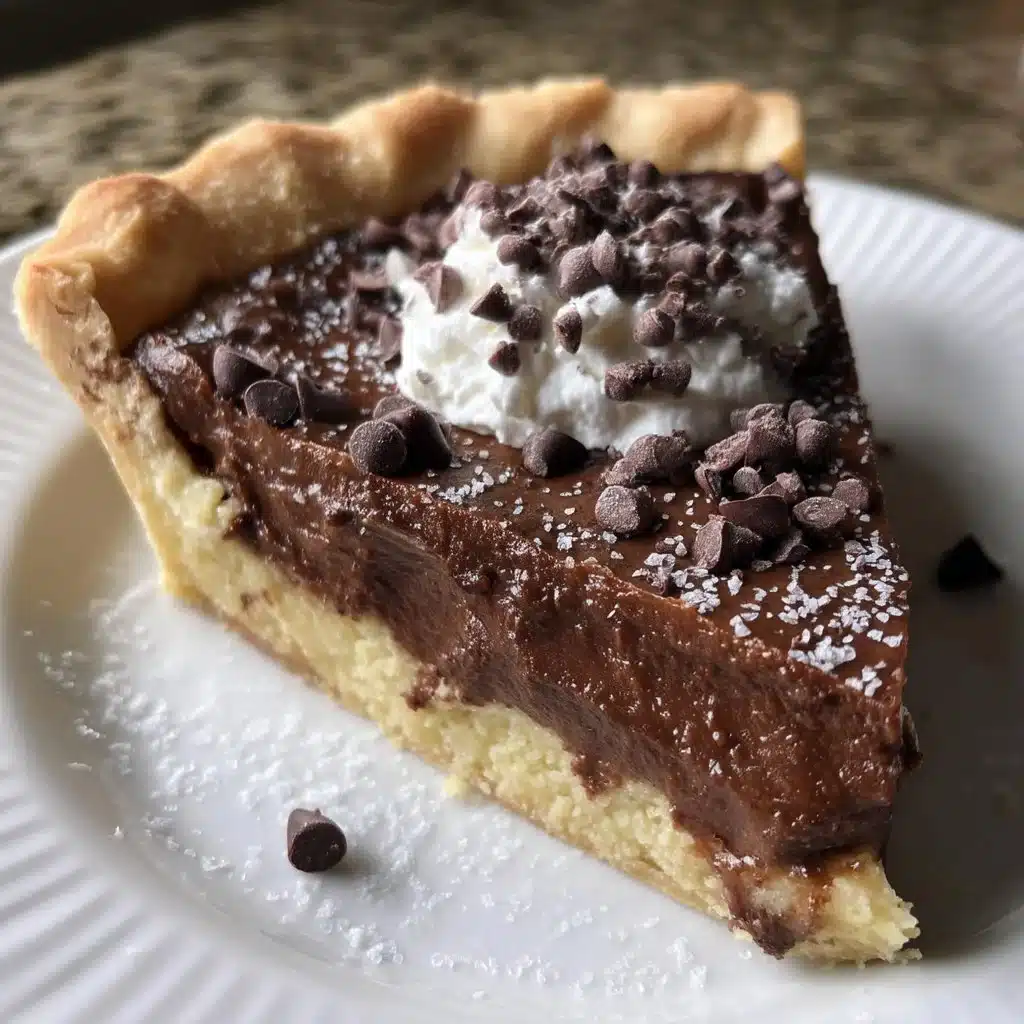 Decadent Chocolate Ricotta Pie