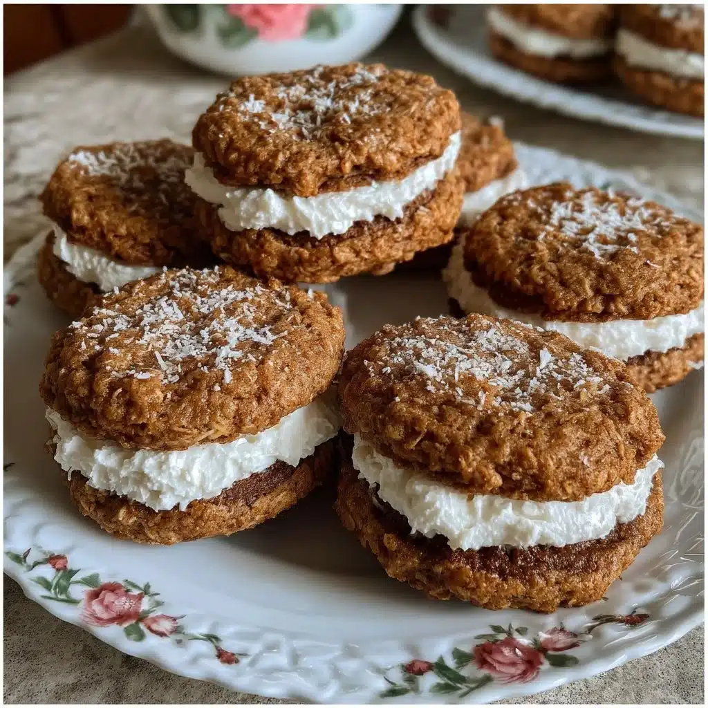 Homemade Oatmeal Cream Pies with Mascarpone Filling