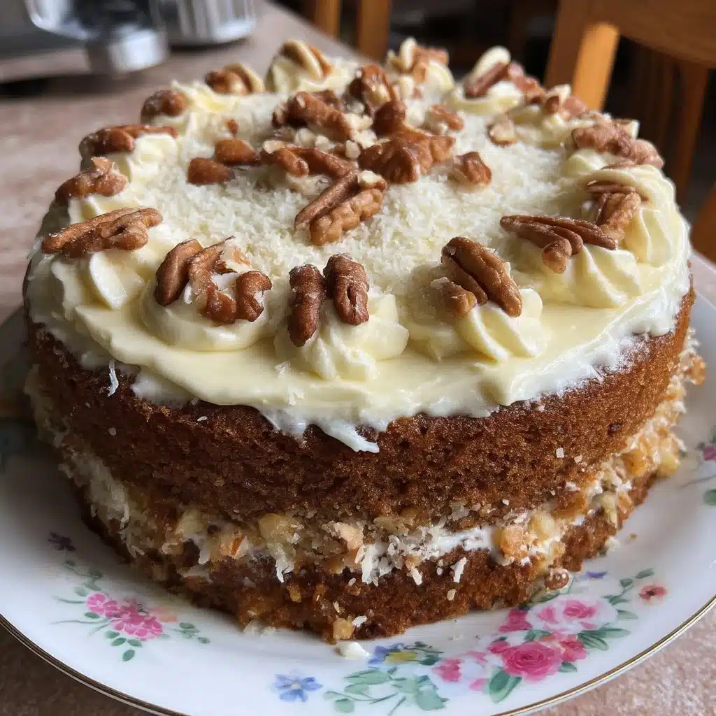 Hummingbird Cake with Mascarpone Cream Cheese Frosting