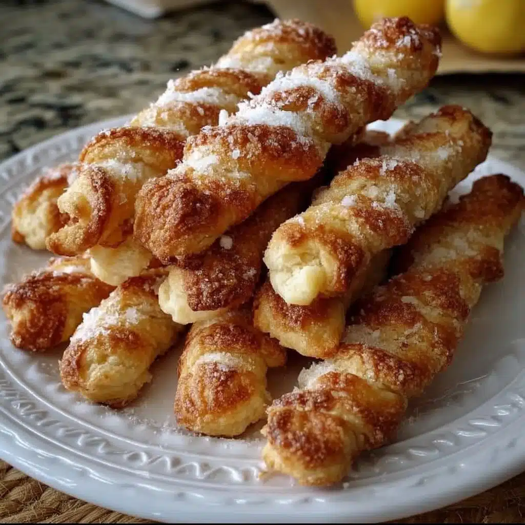 Limoncello Ricotta Biscuit Twists