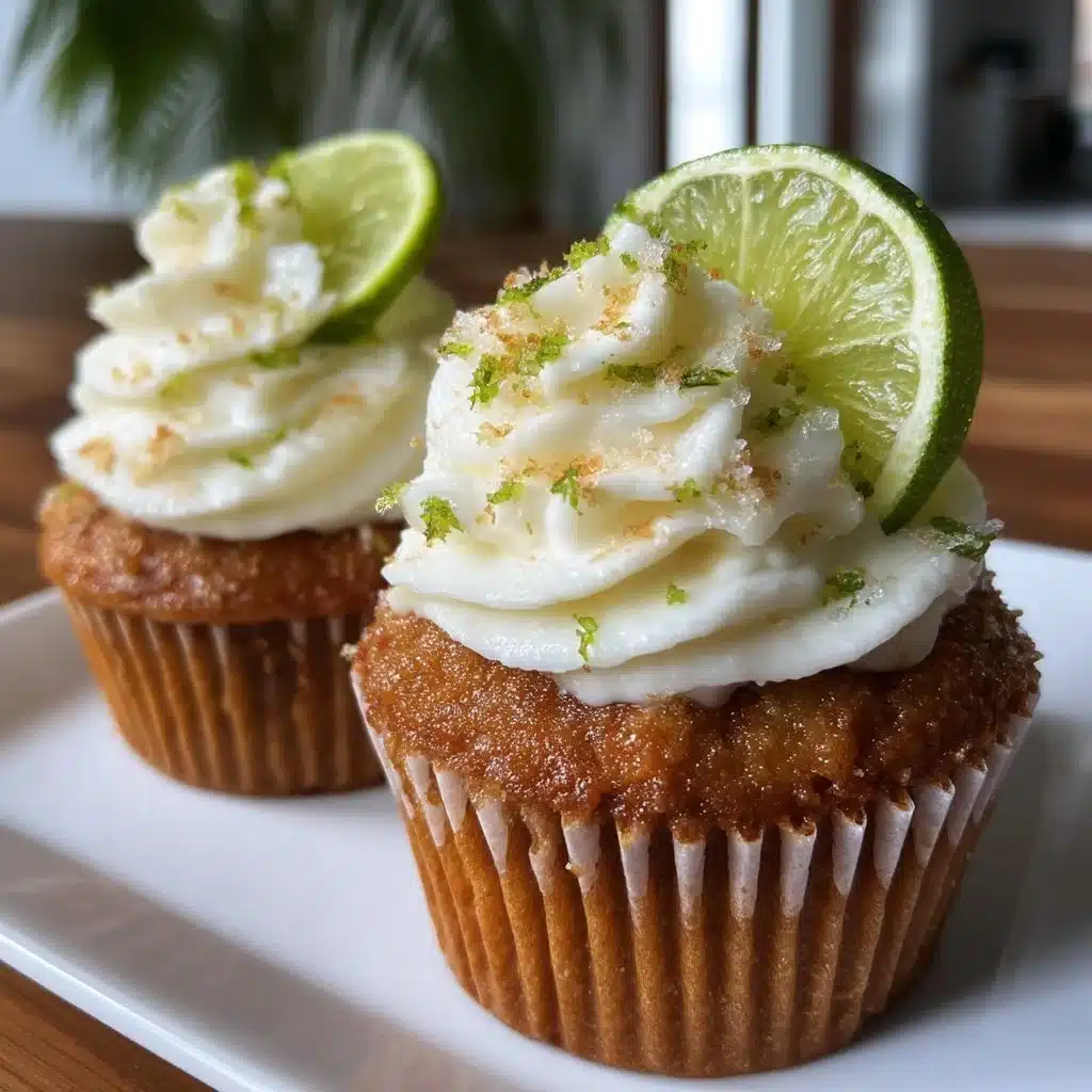Margarita Cupcakes with Tequila Mascarpone Frosting