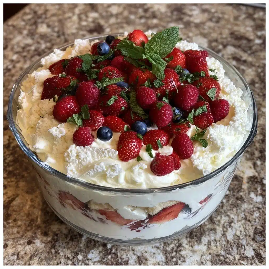 Mother's Day Berry Mascarpone Trifle