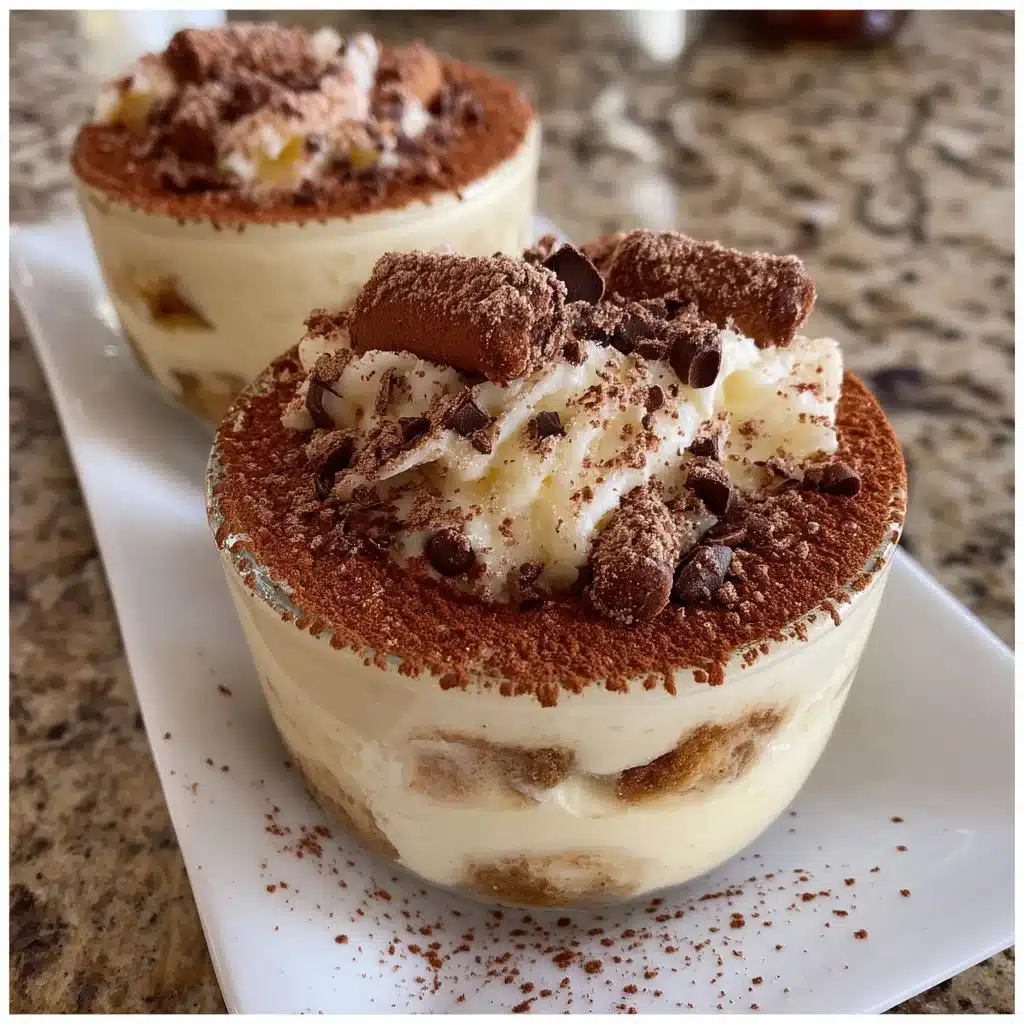 No-Bake Mascarpone Tiramisu Cups
