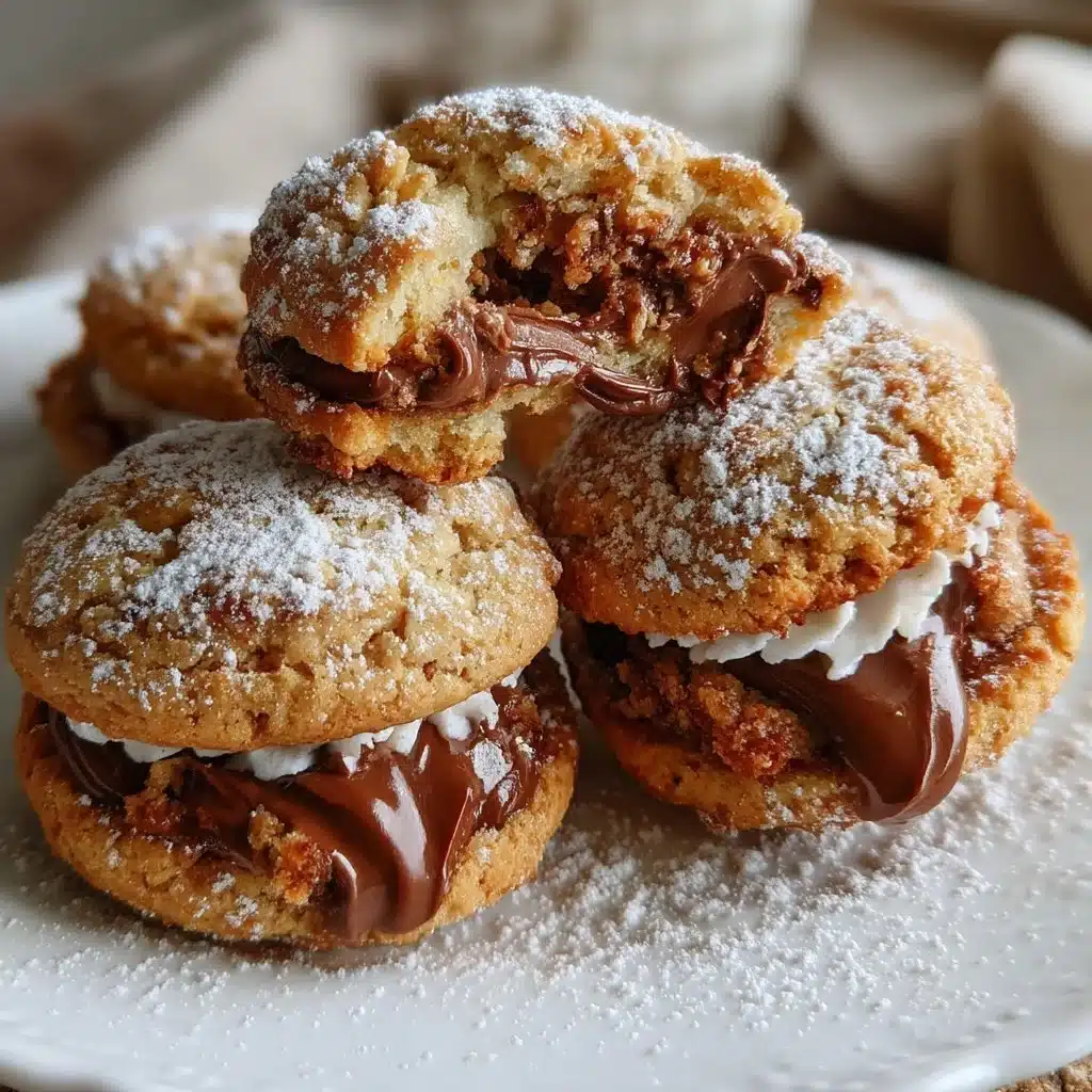 Nutella Mascarpone Stuffed Cookies