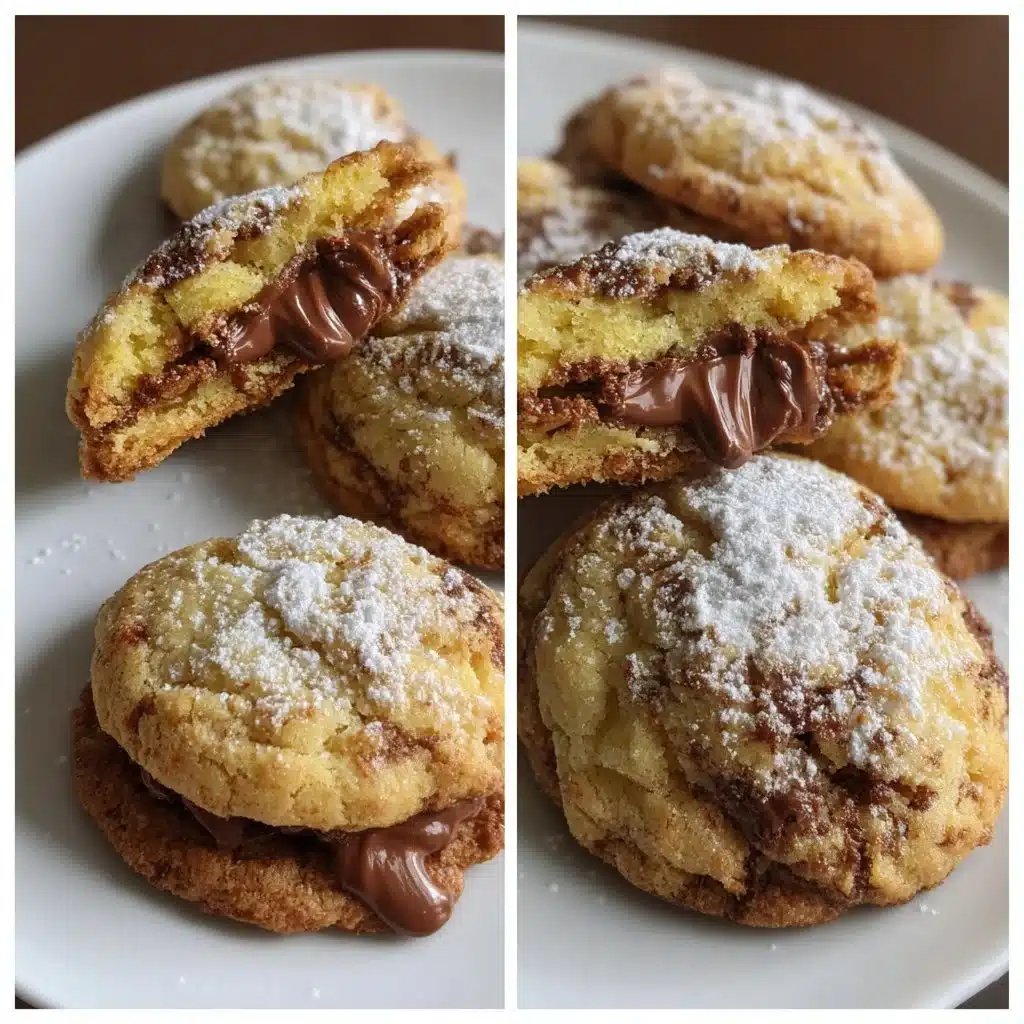 Nutella Mascarpone Stuffed Cookies