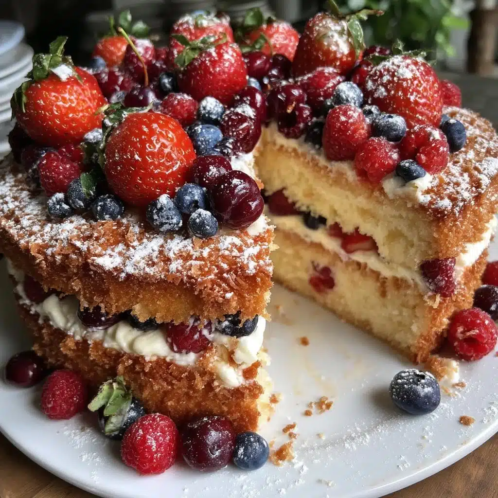 Spring Berry Mascarpone Cake