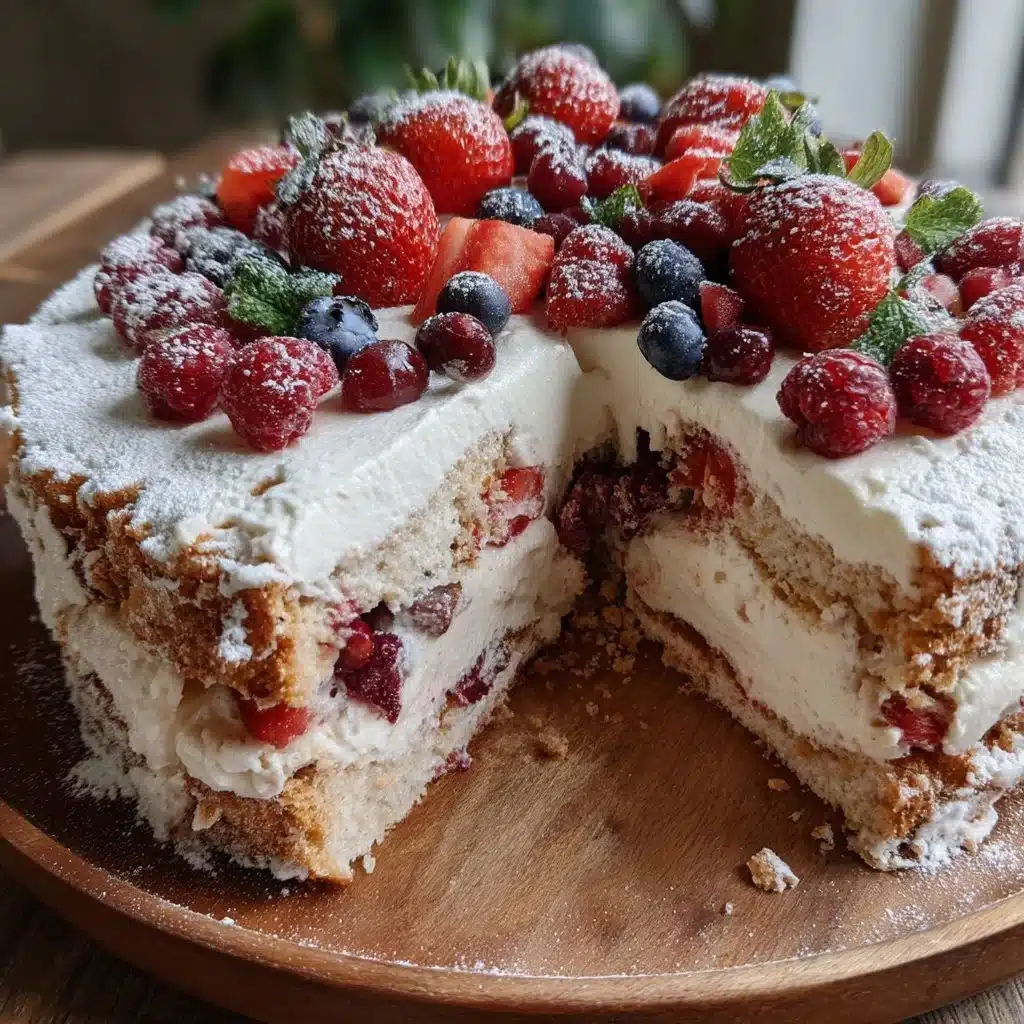 Spring Berry Mascarpone Cake