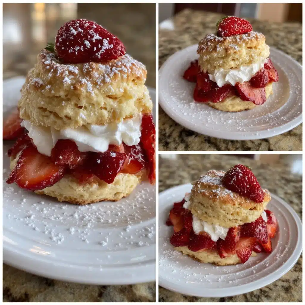 Strawberry Shortcake with Mascarpone Cream 4 Strawberry Shortcake with Mascarpone Cream