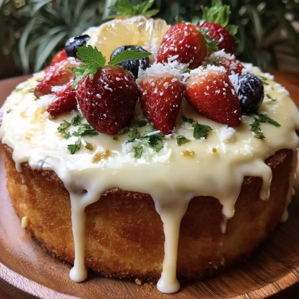 Three Milks Mascarpone Cake