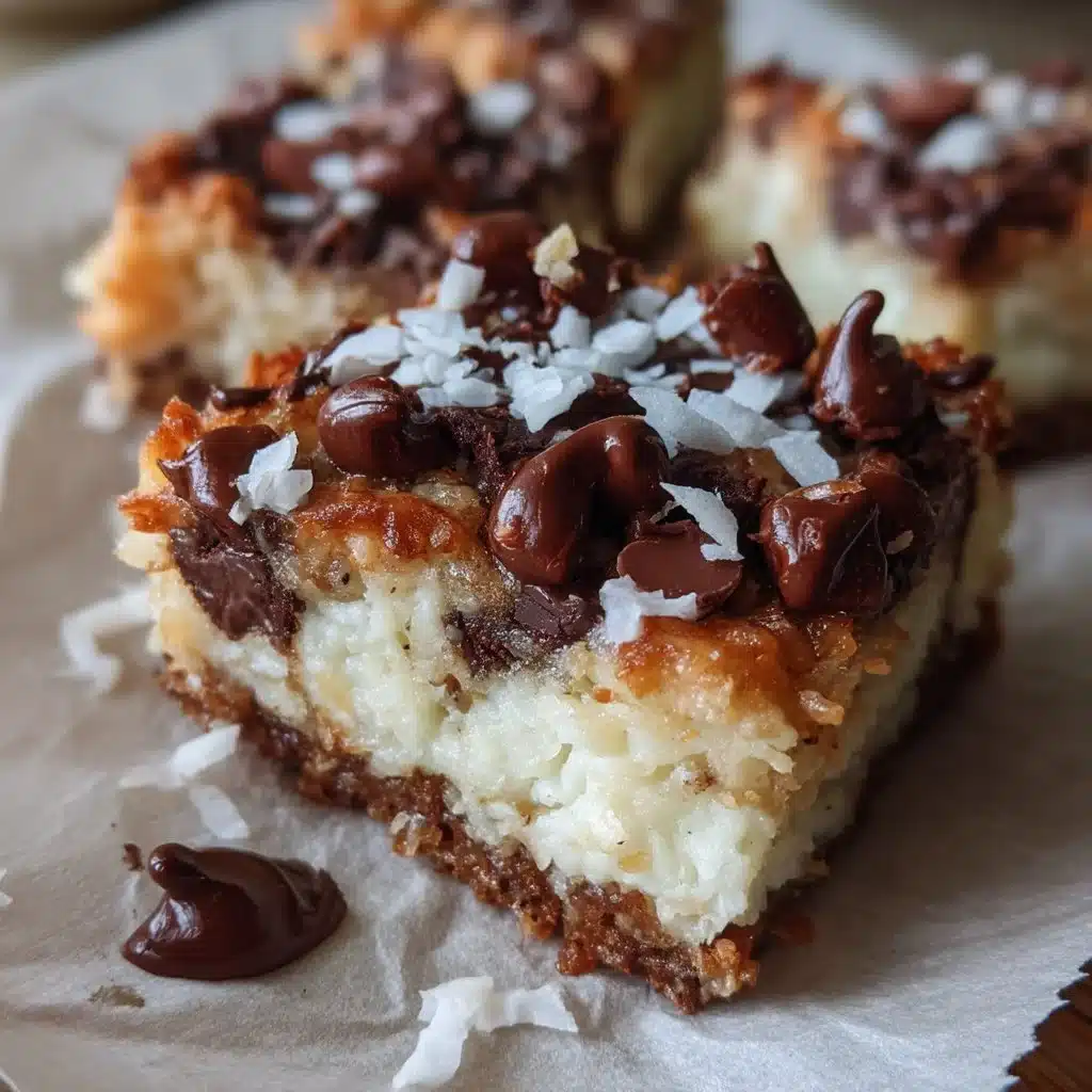 Almond Joy Ricotta Bars