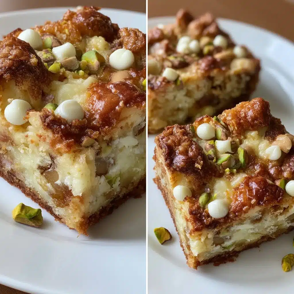 Almond Ricotta Blondie Squares with Pistachio Crunch 5 Almond Ricotta Blondie Squares with Pistachio Crunch