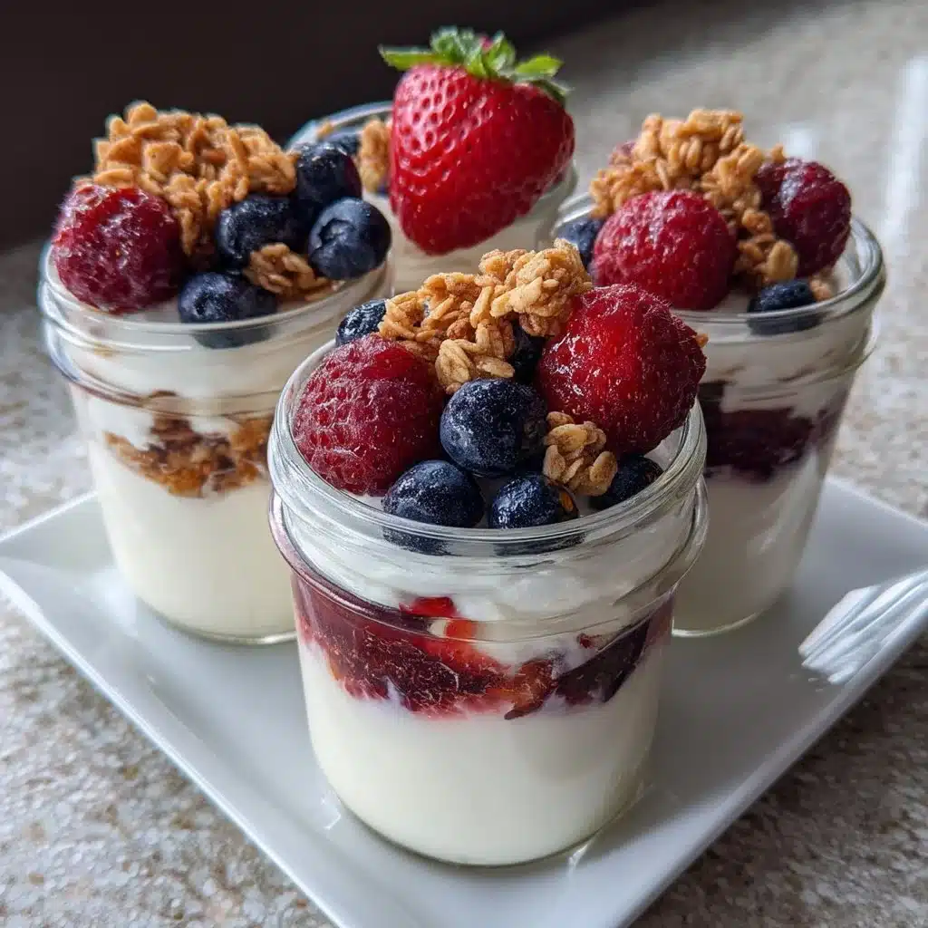 Berry Mascarpone Breakfast Parfaits