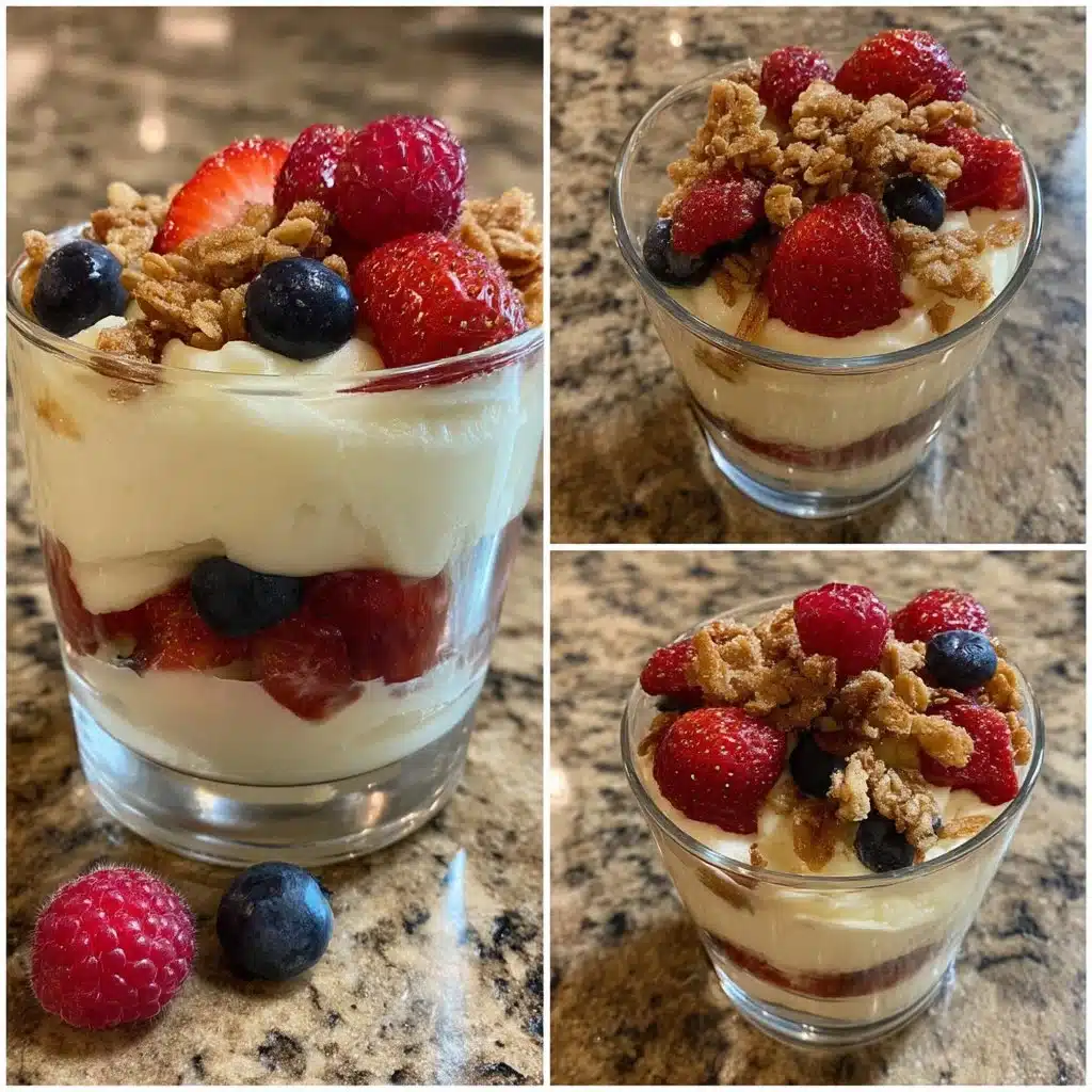 Berry Mascarpone Breakfast Parfaits