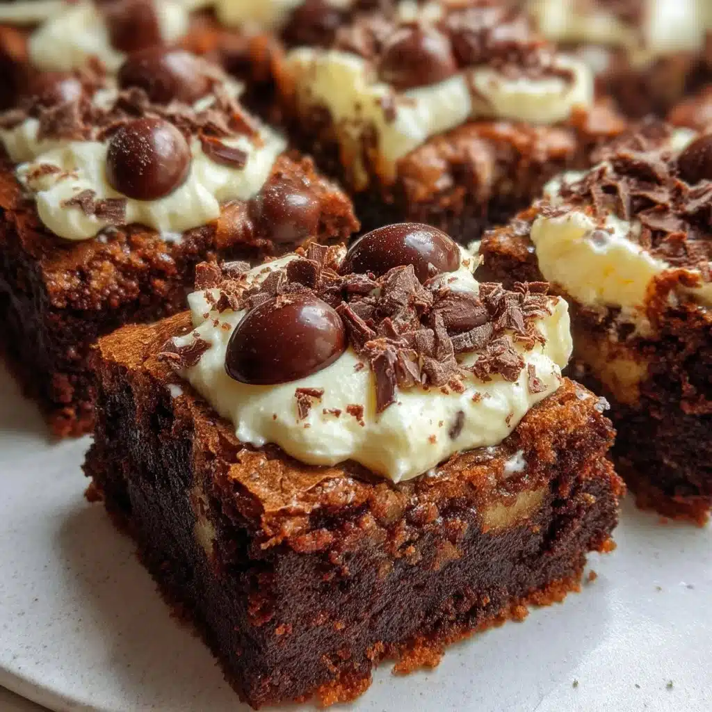Brownie Cookie Bars with Mascarpone Frosting