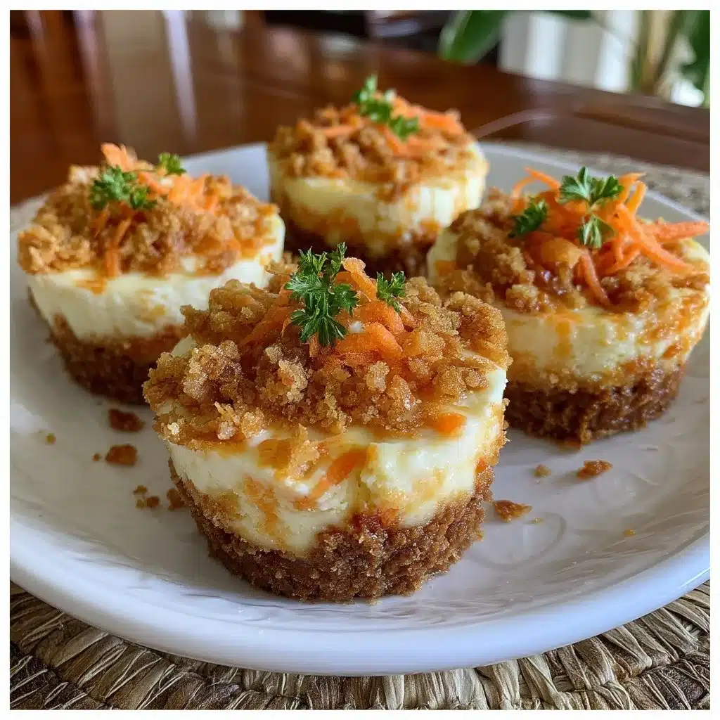 Carrot Cake Cheesecake Cups
