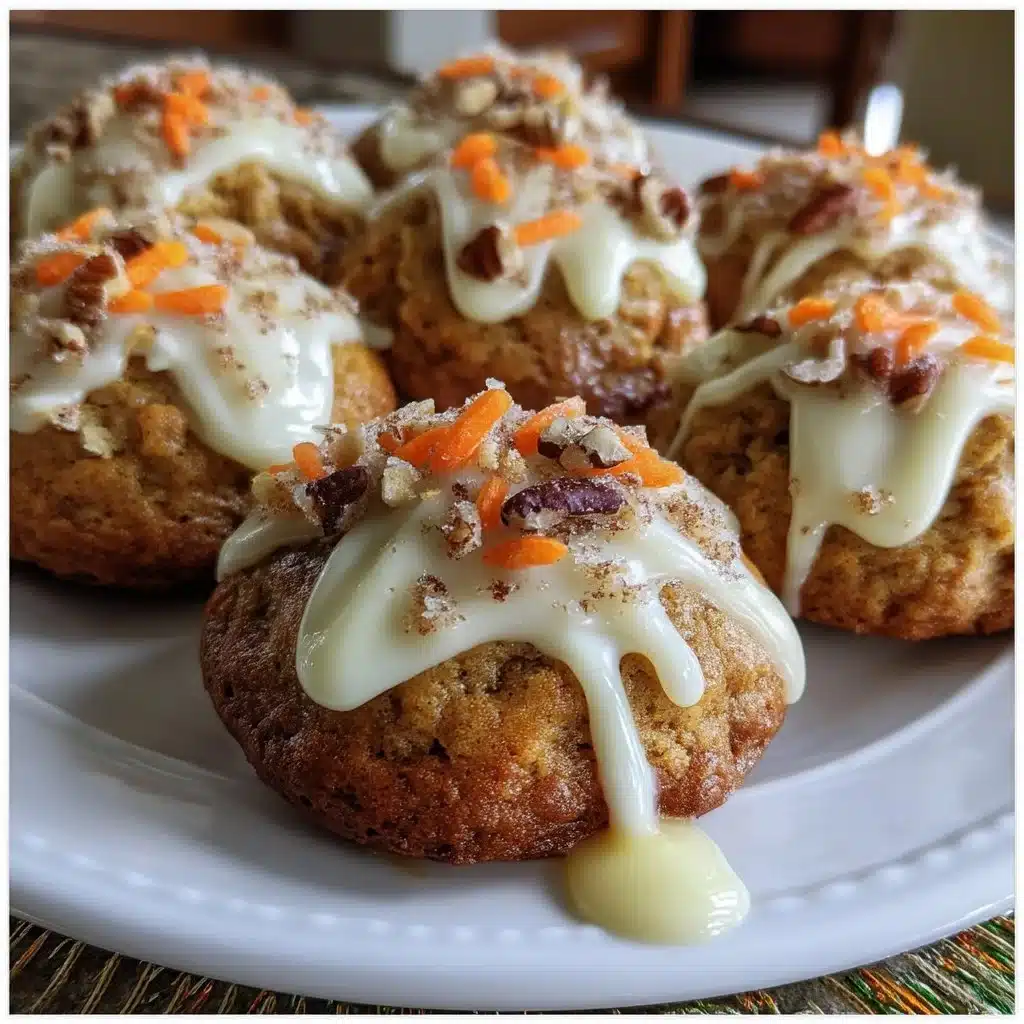 Carrot Cake Ricotta Cookies (Soft & Frosted)
