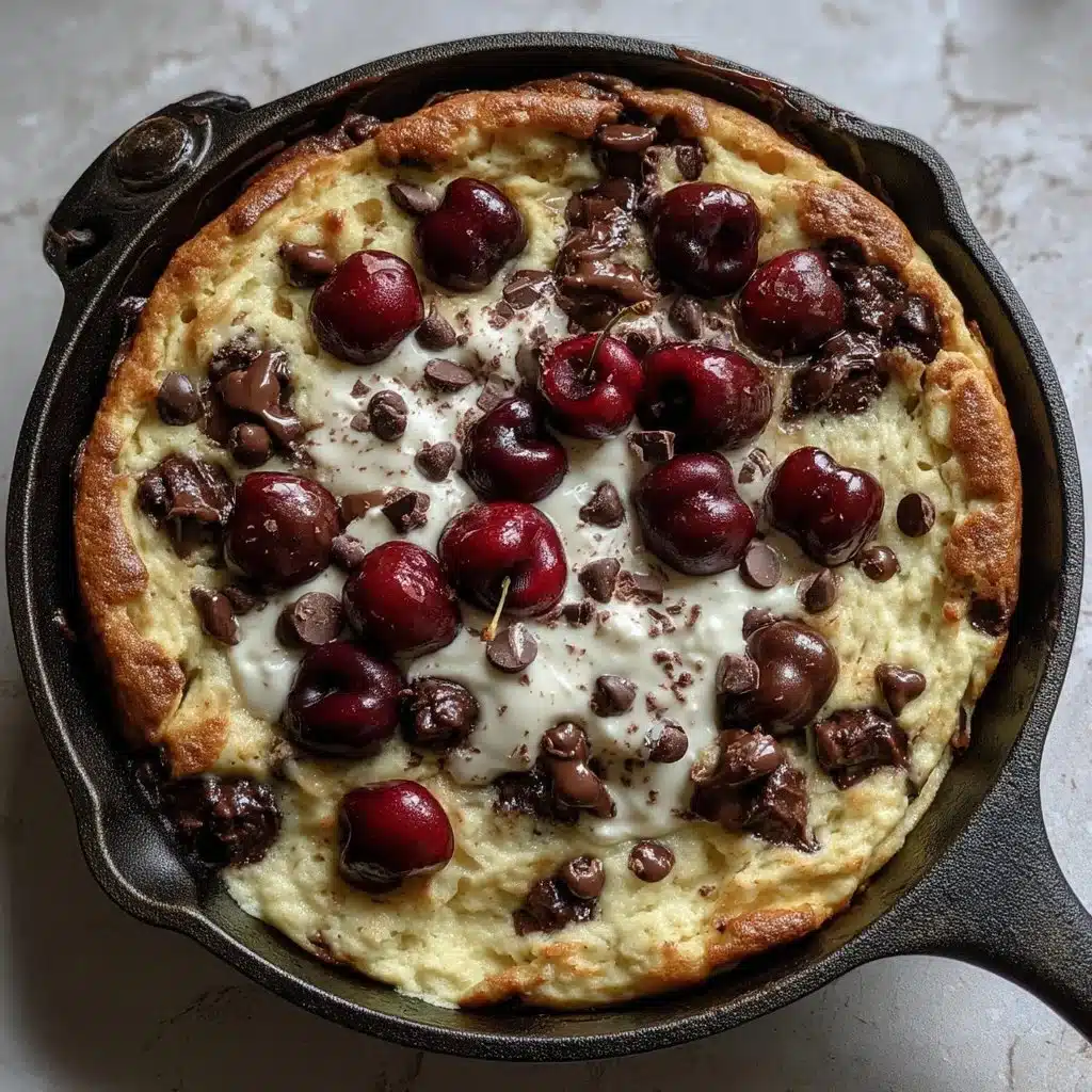 Cherry Chocolate Mascarpone Skillet Cake 3 Cherry Chocolate Mascarpone Skillet Cake