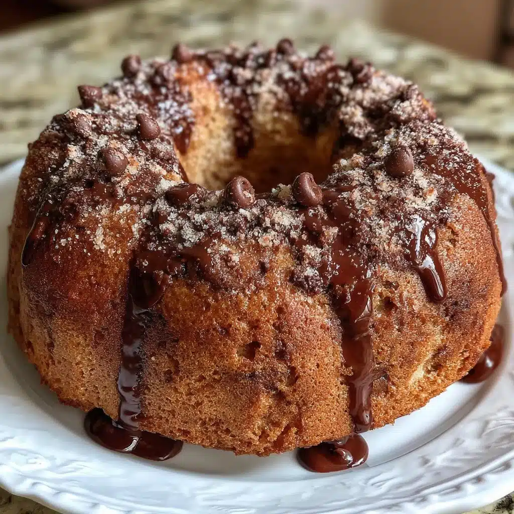 Chocolate Almond Ricotta Bundt Cake