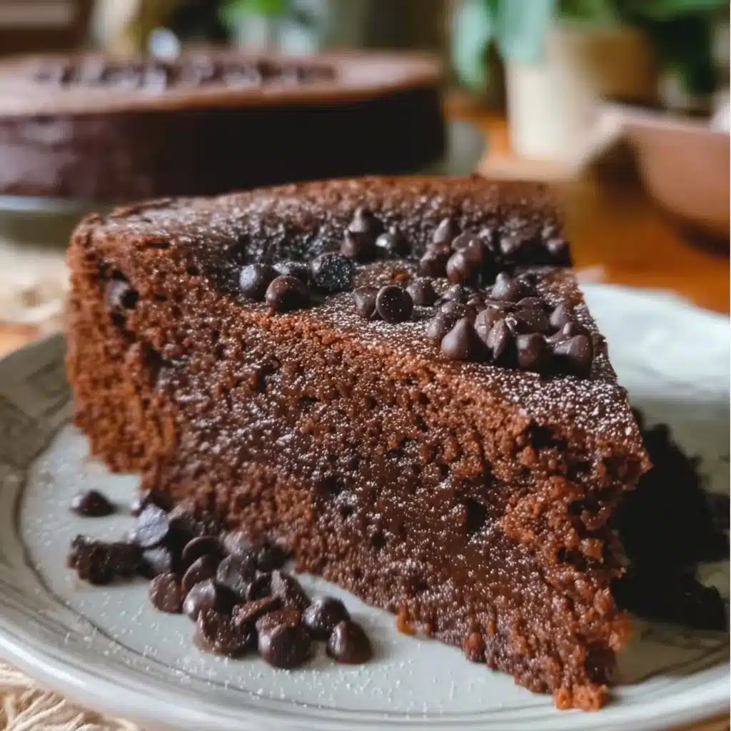Chocolate Espresso Ricotta Cake