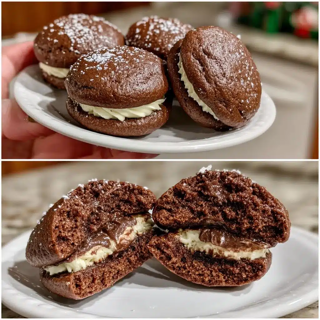 Chocolate Espresso Whoopie Pies 6 Chocolate Espresso Whoopie Pies