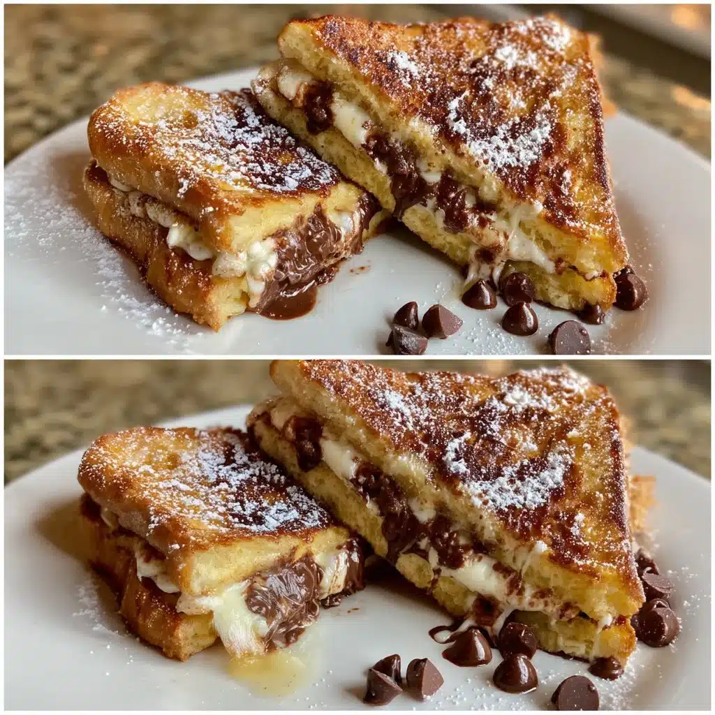 Chocolate Mascarpone Stuffed French Toast