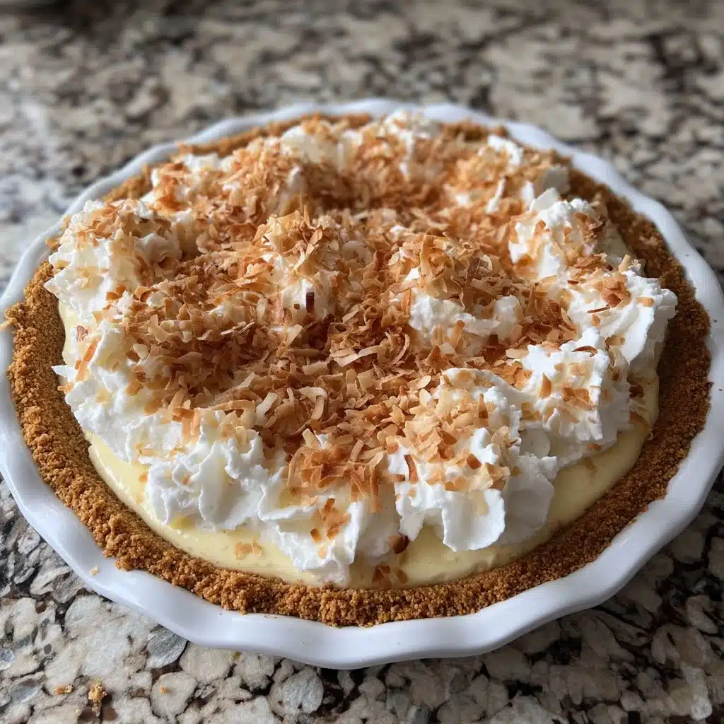 Coconut Mascarpone Cream Pie