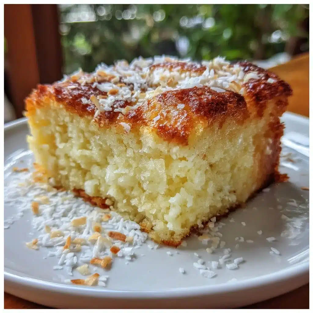 Coconut Ricotta Snack Cake