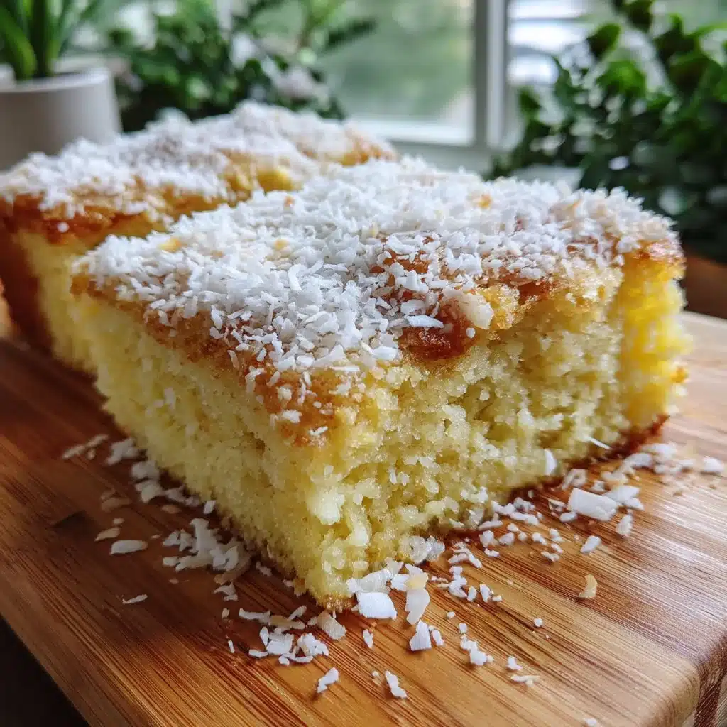 Coconut Ricotta Snack Cake